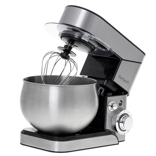 Gerlach Impastatrice Planetaria 5L 1800W – Ciotola in Acciaio Inox, 6 Velocità