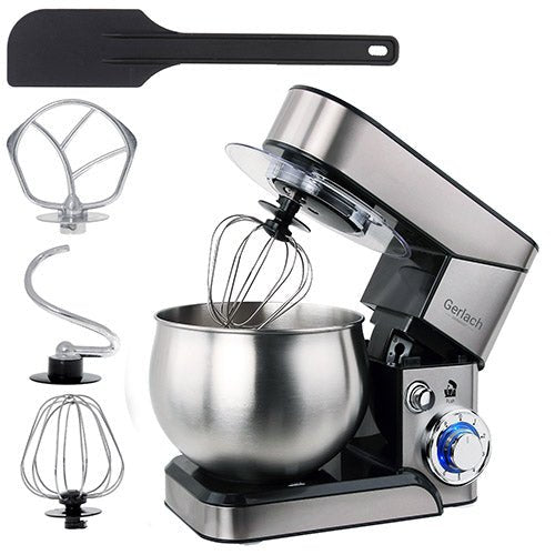 Gerlach Impastatrice Planetaria 5L 1800W – Ciotola in Acciaio Inox, 6 Velocità