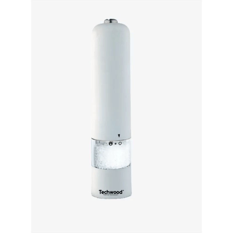 Techwood Macinasale e Pepe Elettrico con Luce LED – Macinatura Regolabile, Design Elegante