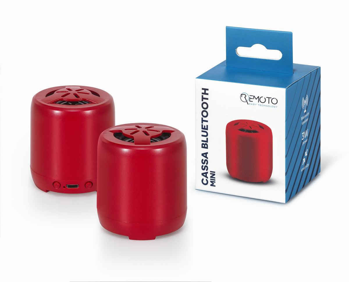 Cassa Bluetooth REMOTO MINI colore rosso