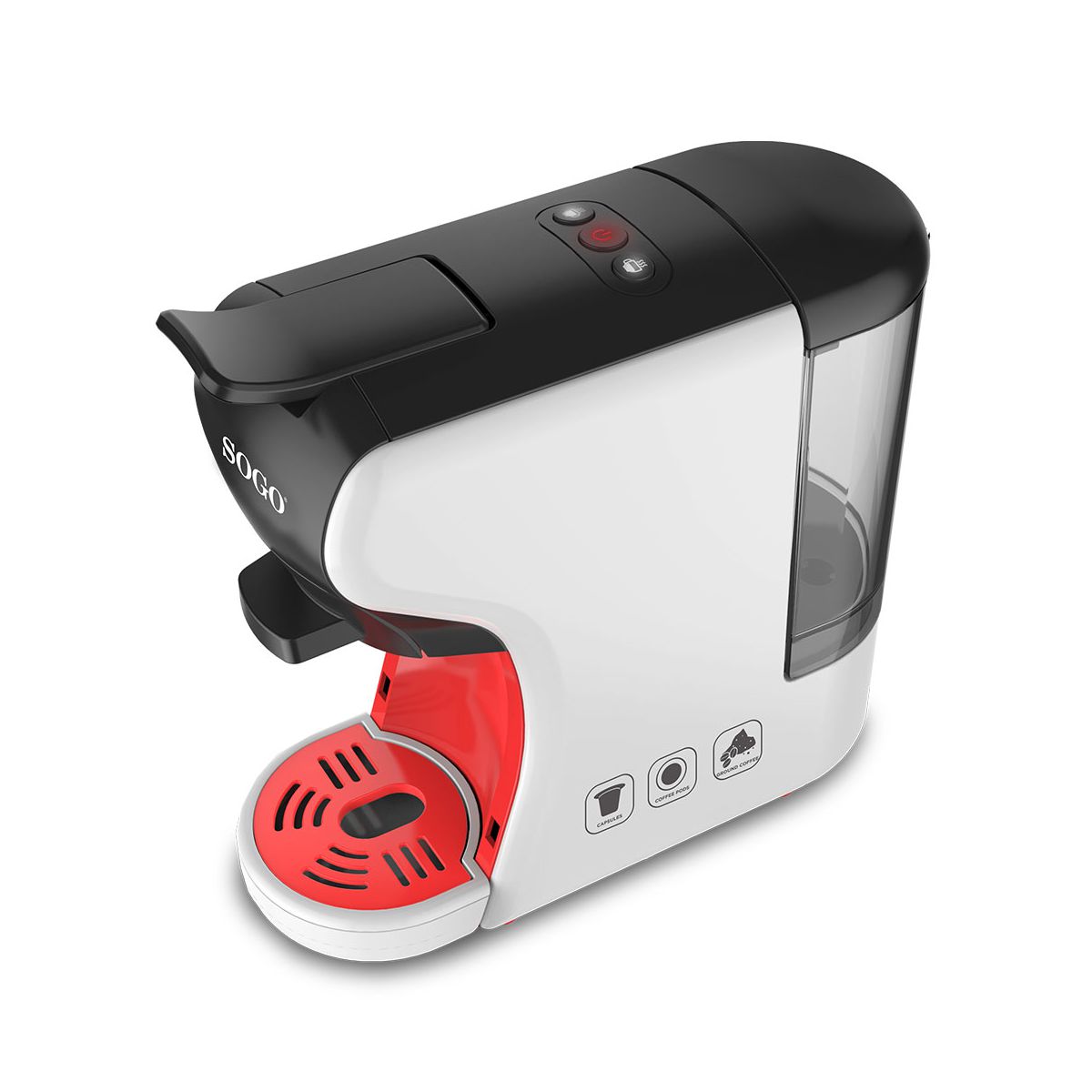 Macchina per Caffè Espresso SOGO 3 in 1 Multi-Capsule da 0,6L - SAMULAND