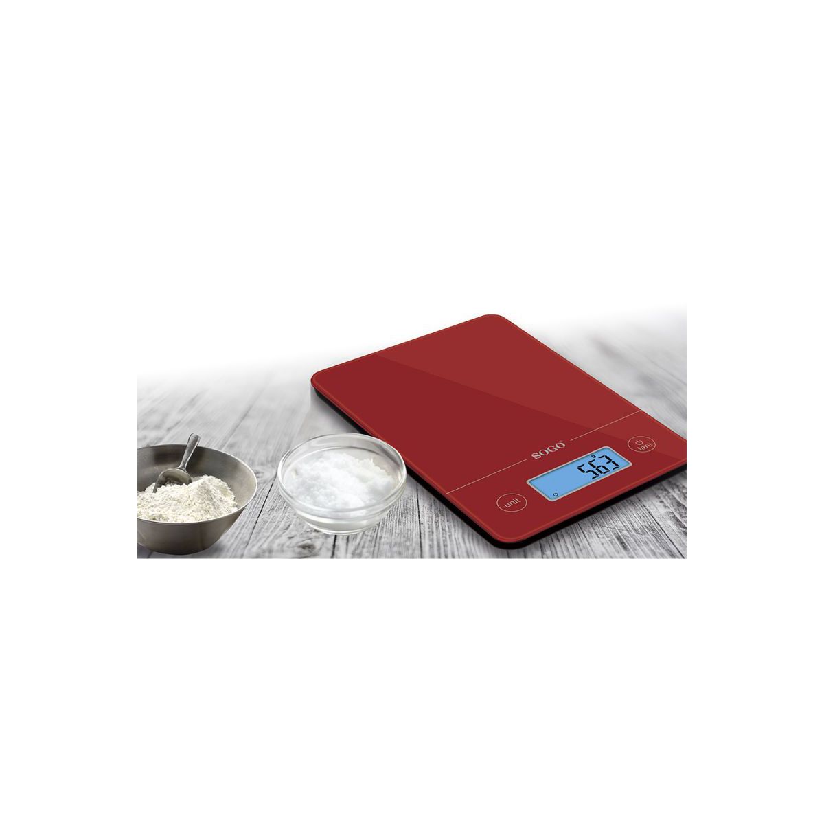 Bilancia Elettronica da Cucina Rossa - SAMULAND
