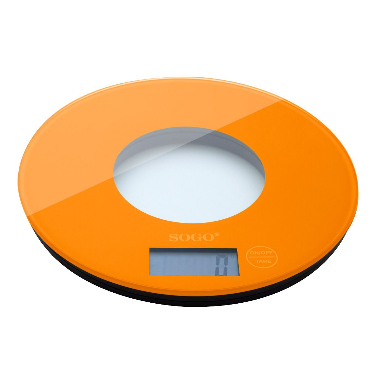 Bilancia da Cucina Rotonda in Vetro - SAMULAND