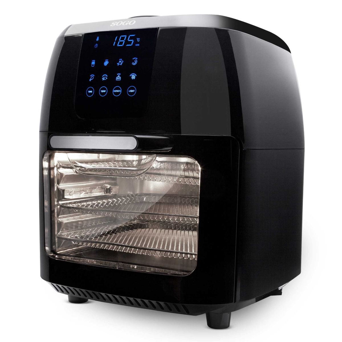 Friggitrice ad aria e forno SOGO 10 L con girarrosto - immagine 1
