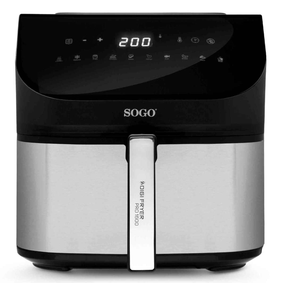 Friggitrice ad aria XXL SOGO 8 L 1600 W - immagine 2