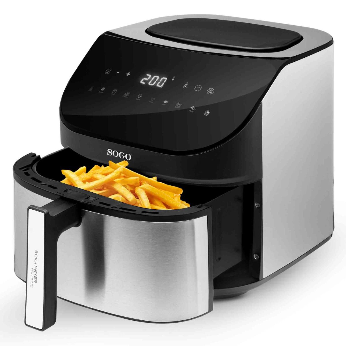 Friggitrice ad aria XXL SOGO 8 L 1600 W - immagine 1