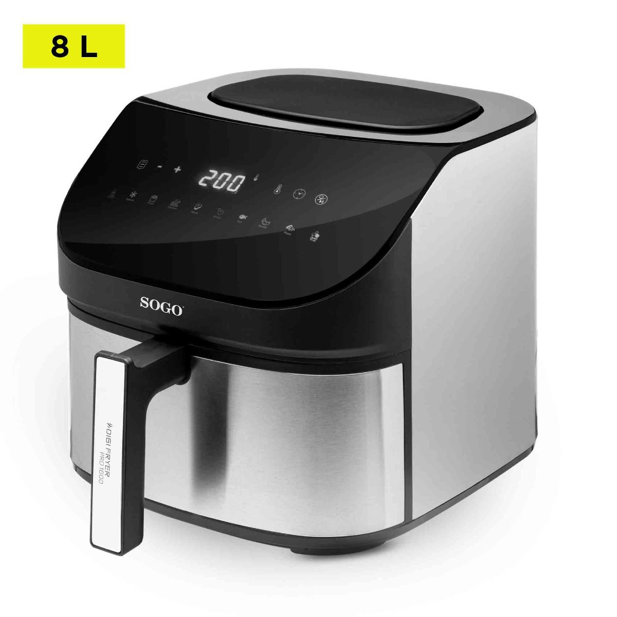 Friggitrice ad aria XXL SOGO 8 L 1600 W - immagine 3