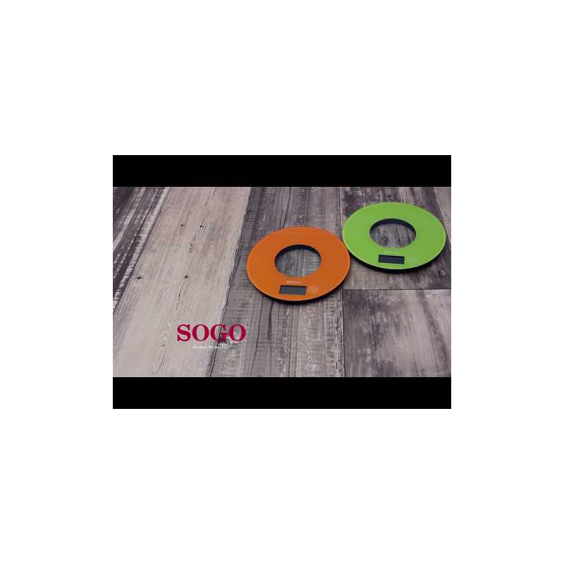 Bilancia da Cucina Rotonda in Vetro - SAMULAND