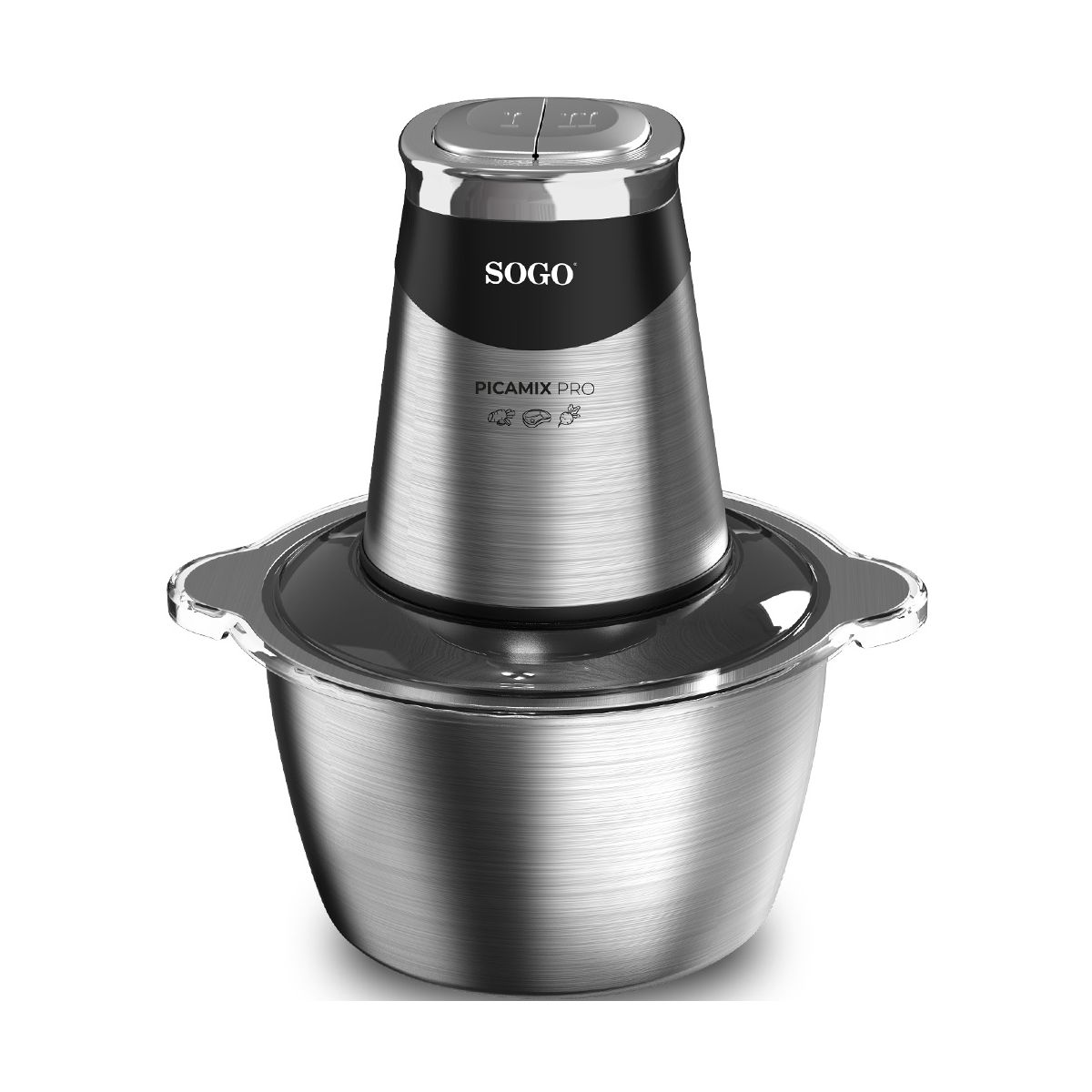 Tritatutto con Ciotola in Acciaio Inox - SAMULAND