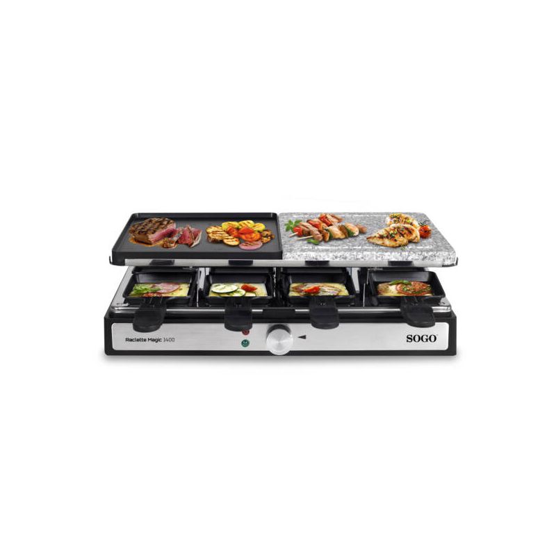 3 in 1 Grill + Raclette MAGIC1400 - SAMULAND