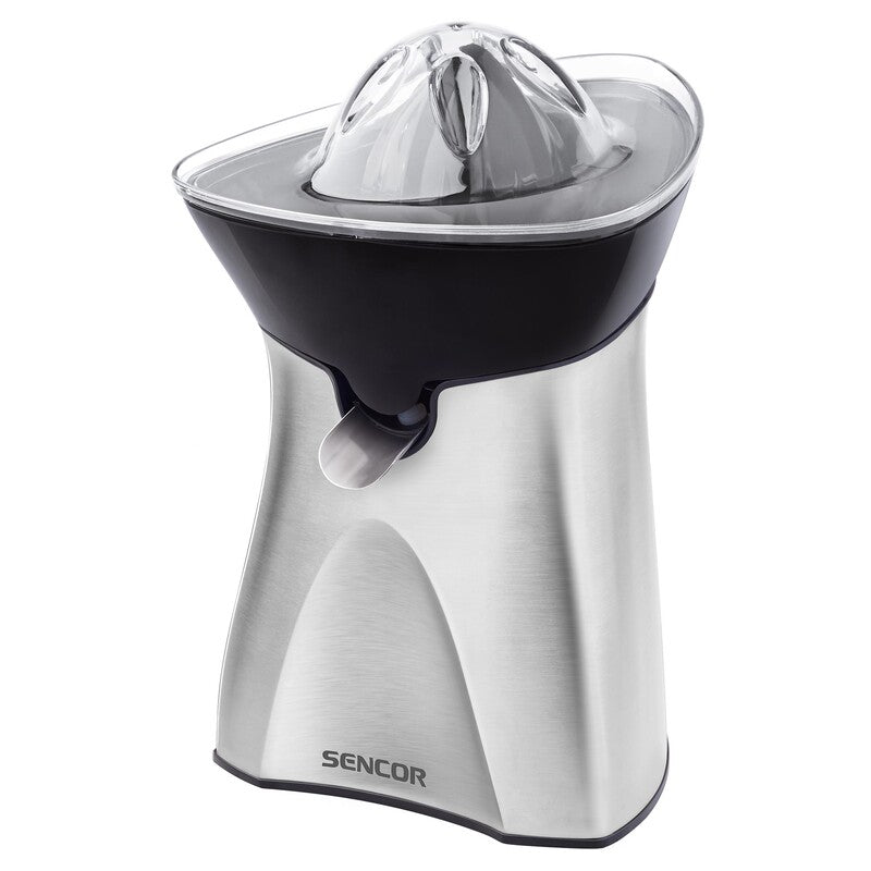 Spremiagrumi Elettrico 60 W in Acciaio Inox con 2 Coni Sencor