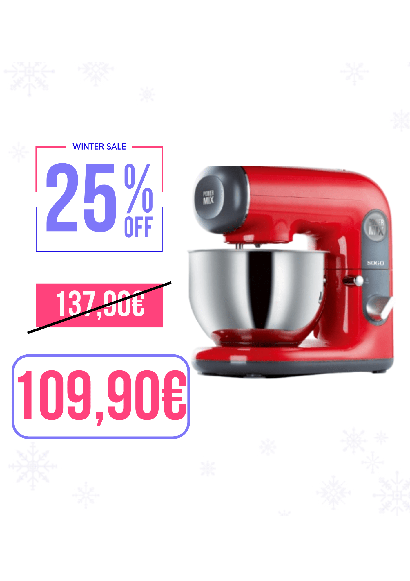 ROBOT DA CUCINA SOGO 5L – 1000W