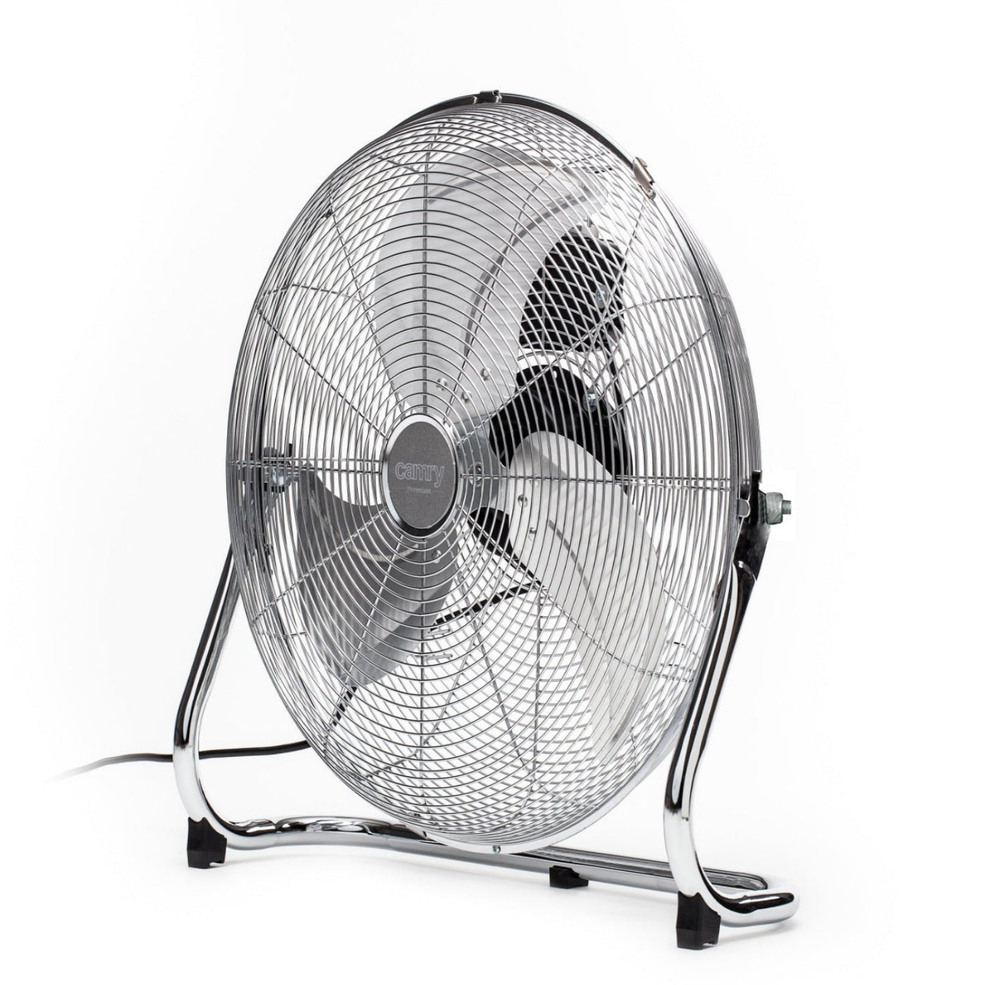 Camry Ventilatore da Pavimento 45 cm in Metallo 3 Velocità – Inclinazione Regolabile