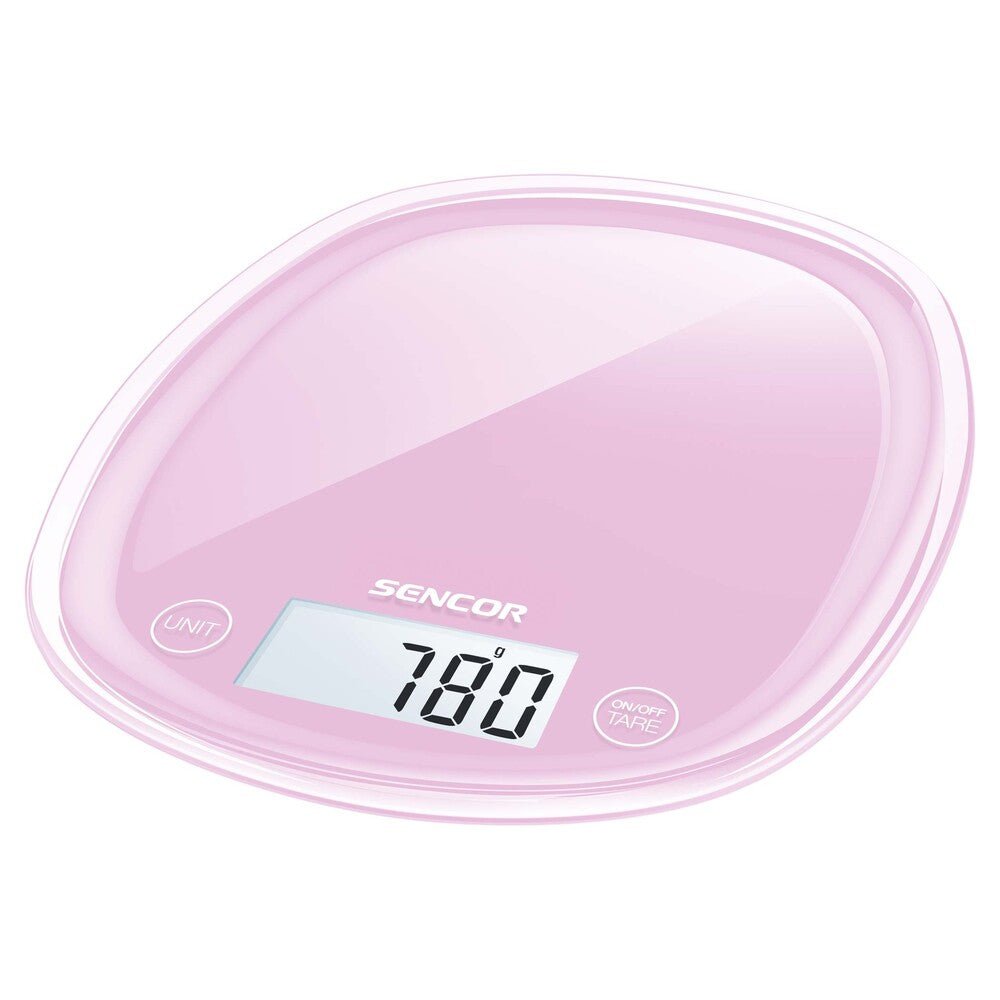 Bilancia da Cucina Digitale Touch 5 Kg Precisione 1 g con Tara Sencor Rosa