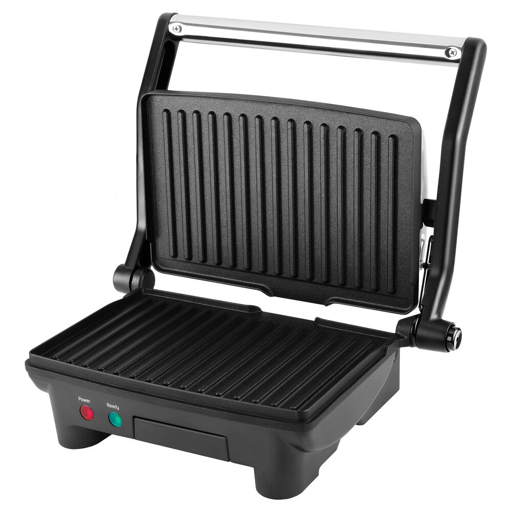 Bistecchiera Elettrica Antiaderente 1000 W Apribile a 180° Sencor Rossa