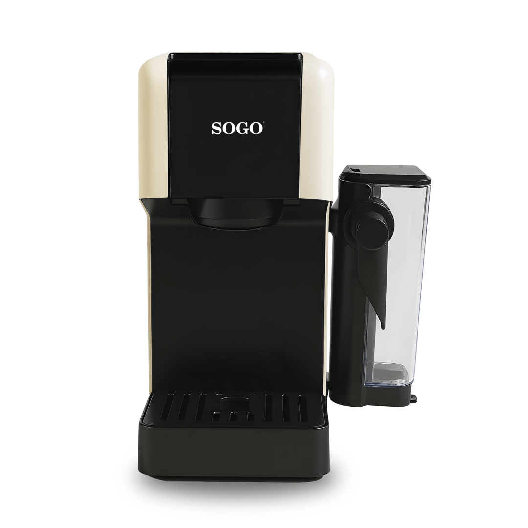 Macchina da Caffè 4-in-1 Compatibile Nespresso® e Dolce Gusto® per Capsule, Cialde e Caffè Macinato