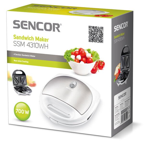 Tostapane per panini Sencor 700W bianco