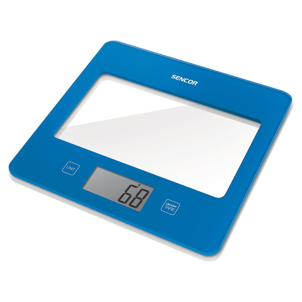 Bilancia da Cucina Digitale in Vetro 5 Kg Precisione 1 g Touch con Tara Sencor