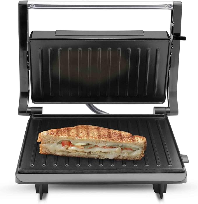 Griglia sandwich panini 2 fette / tostapane / 750W / piastra 22,5 * 14 / Sogo