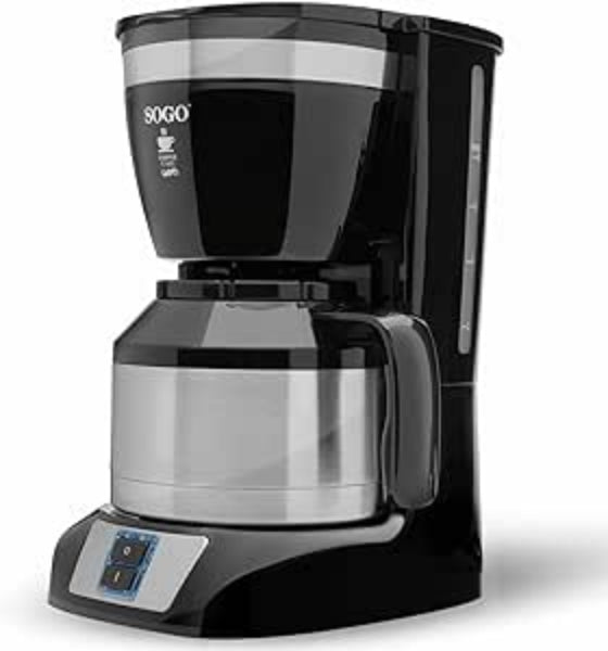 Caffettiera caffè americano 800W 10 tazze 1L Sogo