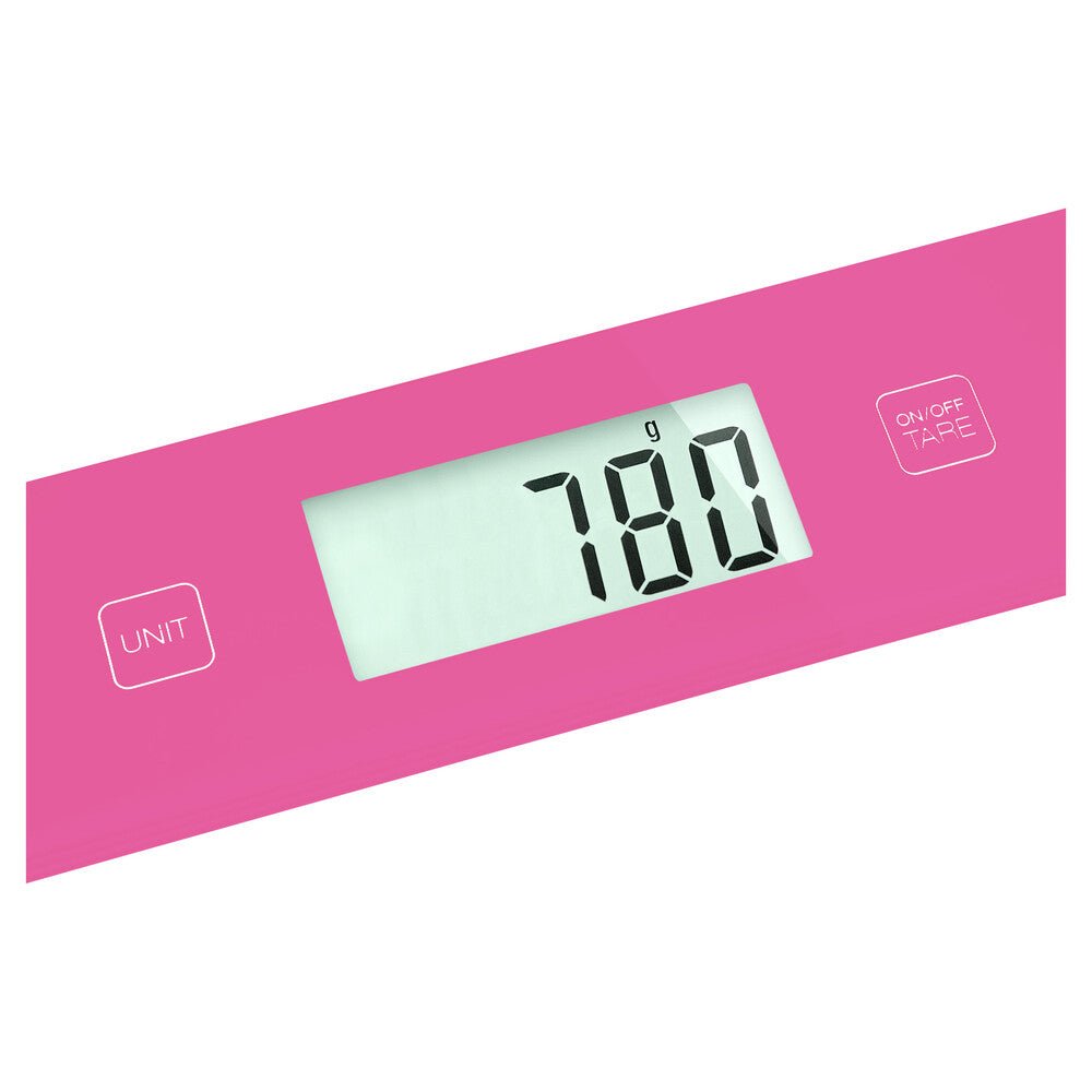 Bilancia da Cucina Digitale in Vetro 5 Kg Precisione 1 g Touch con Tara Sencor Rosa
