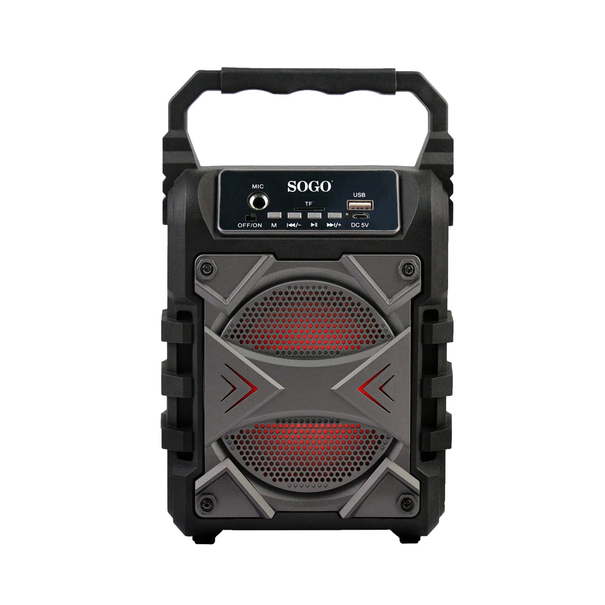 Cassa Bluetooth karaoke SOGO 60W portatile