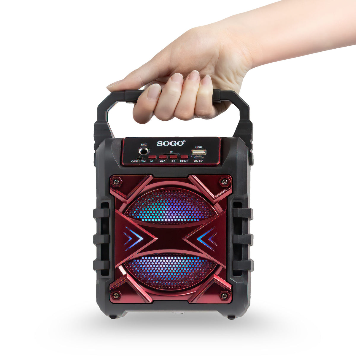 Altoparlante Bluetooth portatile SOGO con radio FM
