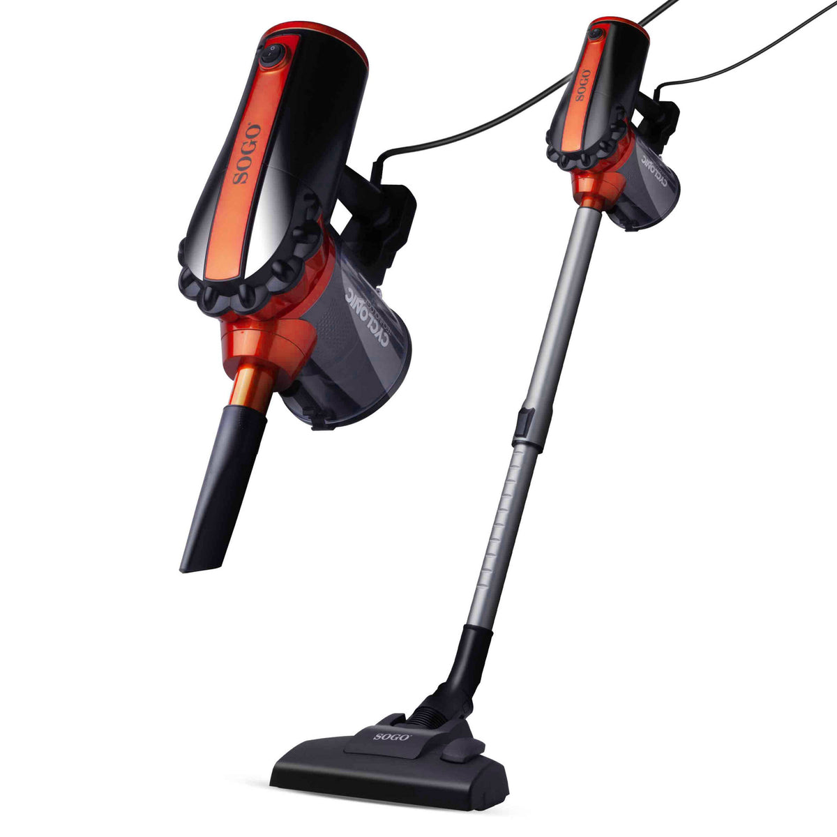 Aspirapolvere verticale senza sacco 2 in 1 SOGO 600W - immagine 6