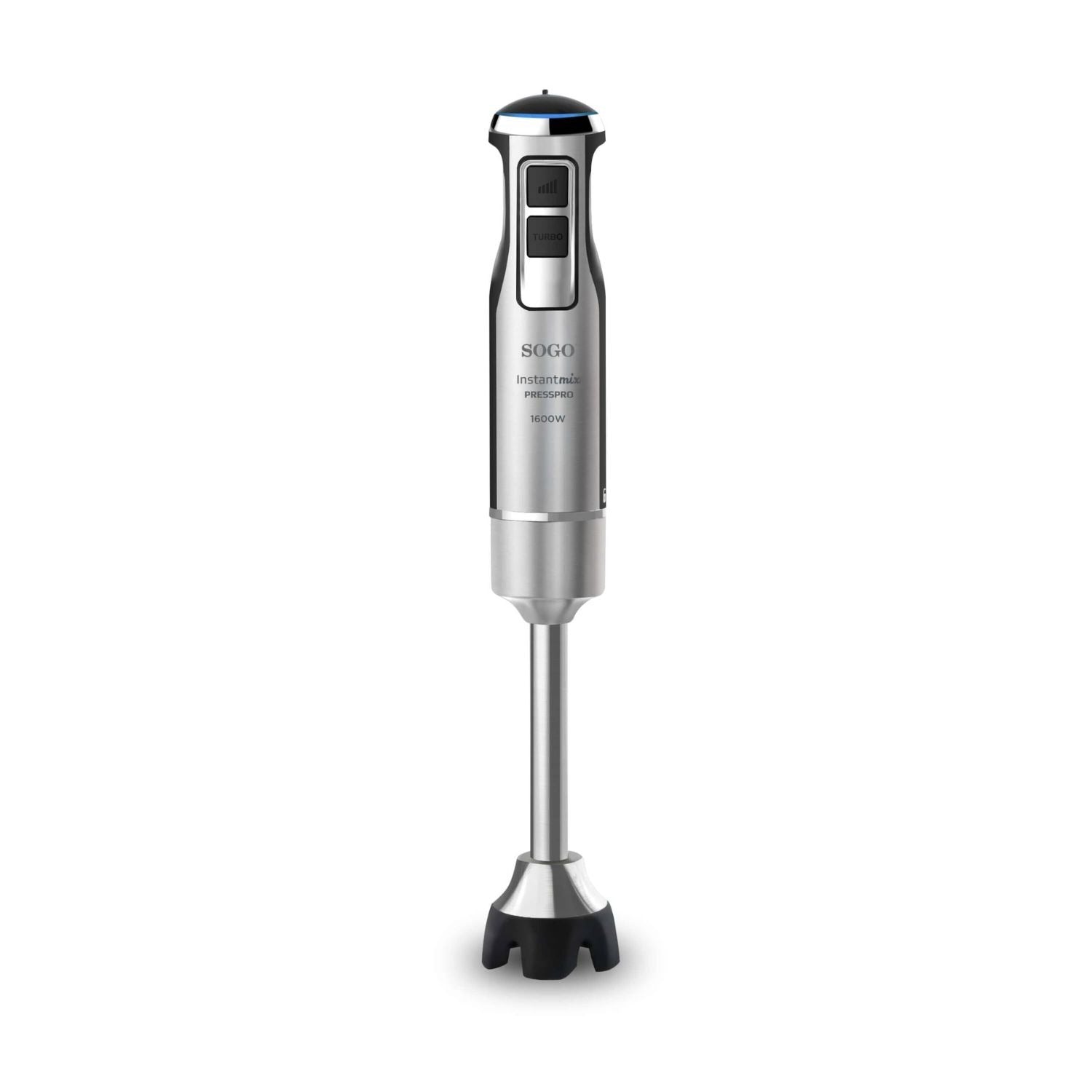 Frullatore a immersione 1000W con asta inox velocità variabile lame in titanio e bicchiere 600 ml Sogo