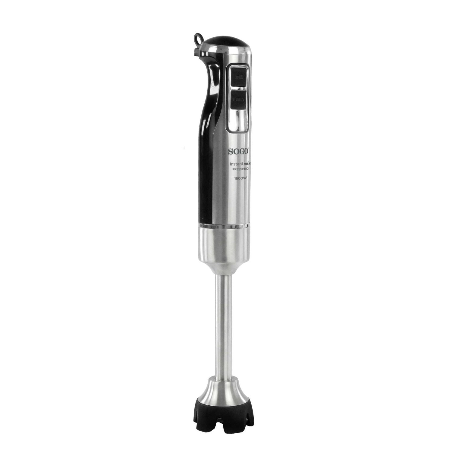 Frullatore a immersione 1000W con asta inox velocità variabile lame in titanio e bicchiere 600 ml Sogo