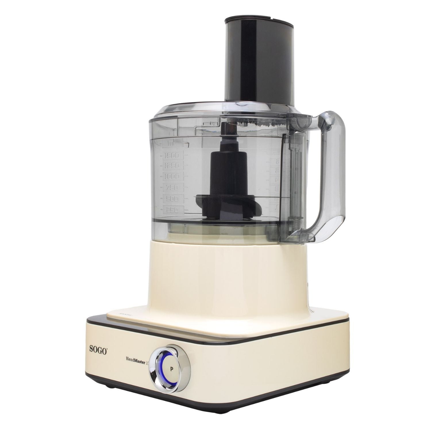 Robot da cucina multifunzione 2,3 L 1000W con display LED 6 velocità funzione Pulse e tritaghiaccio Sogo