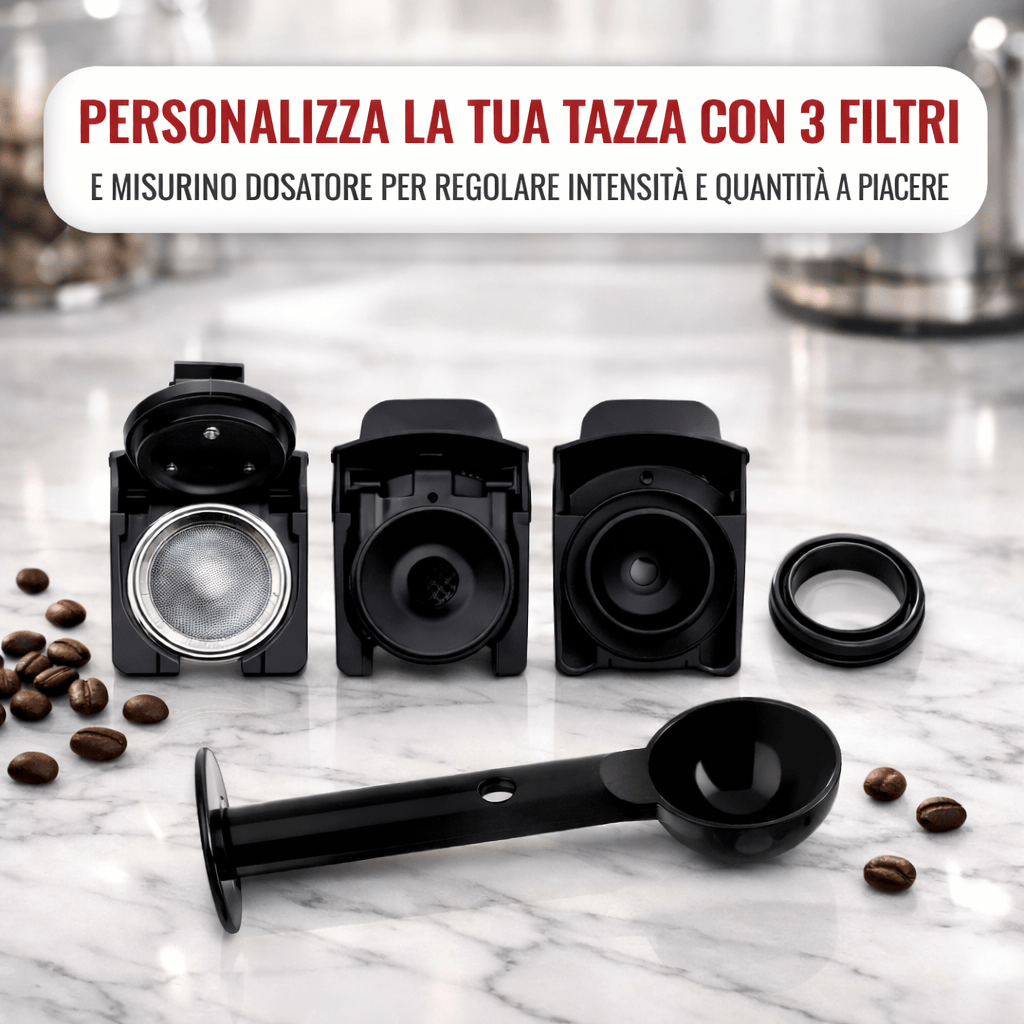 Macchina da caffè multicapsula 3 in 1 19 bar 0,6 L rossa Sogo