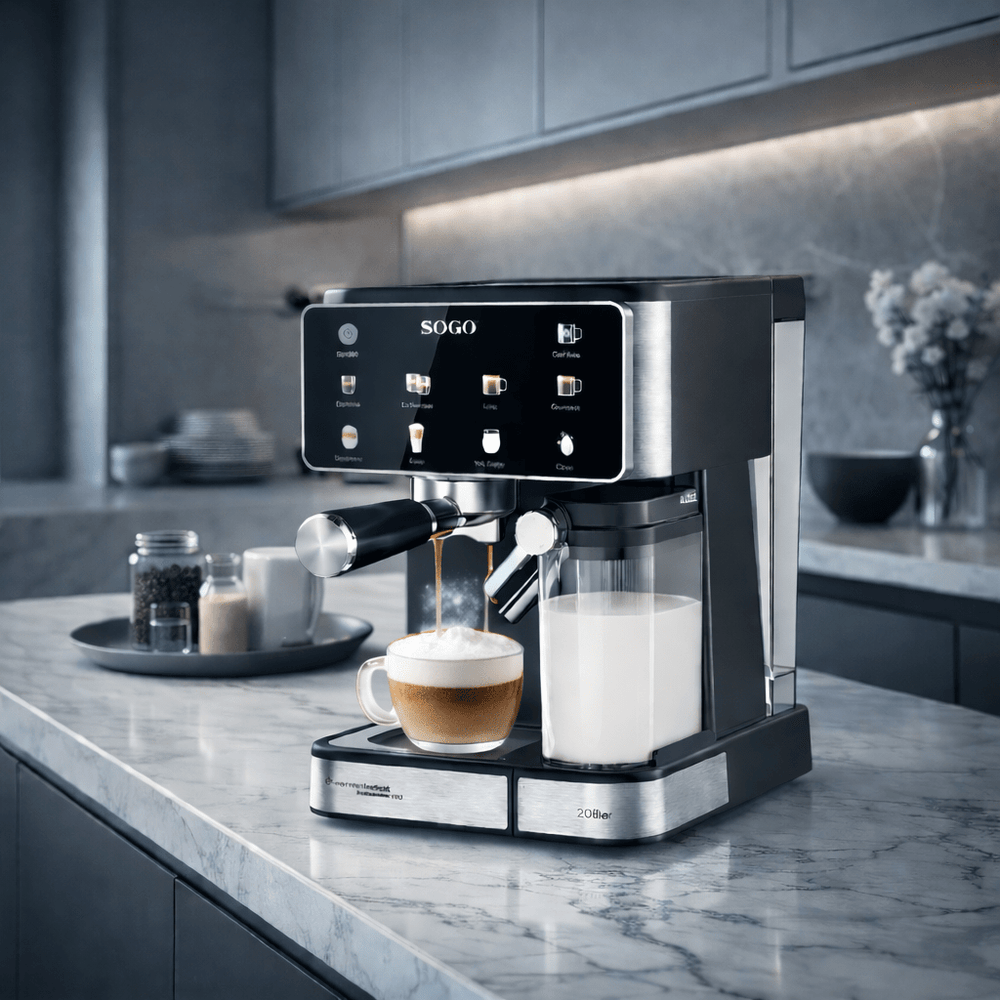 Dettaglio cappuccino automatico