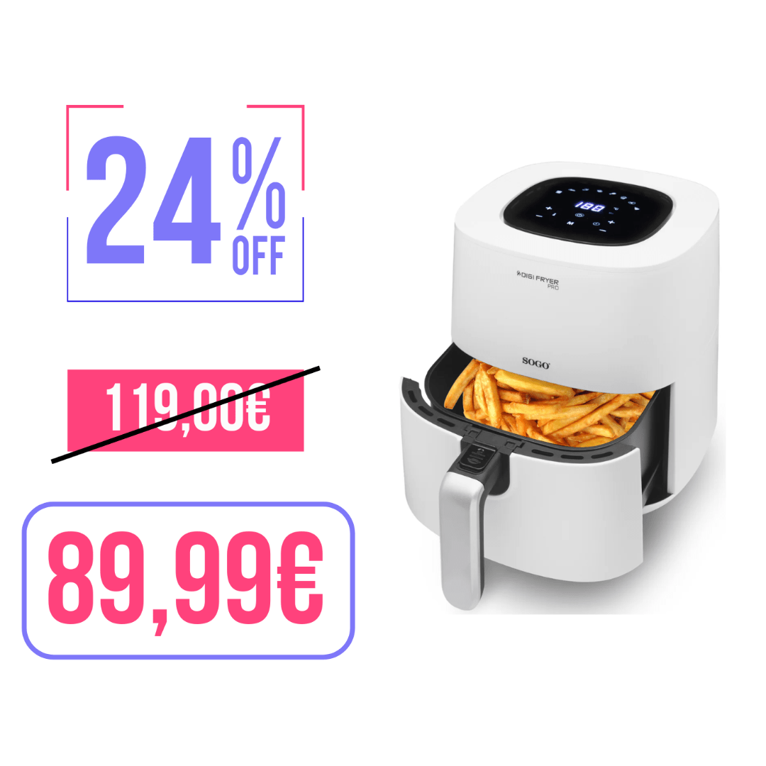 Friggitrice DIGITALE ad Aria da 5,5L - 1700W