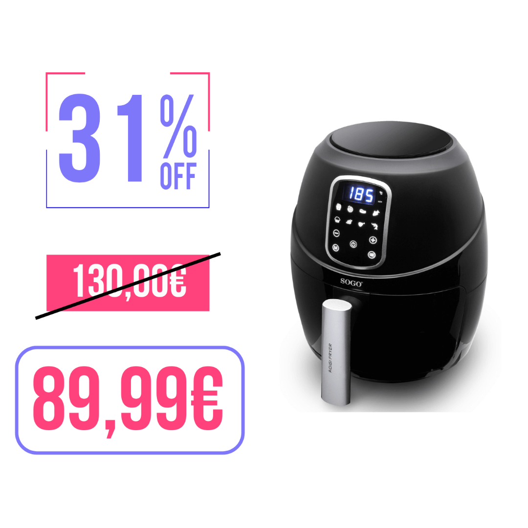 Friggitrice ad Aria 3,5L – Semplice, Sana e Compatta