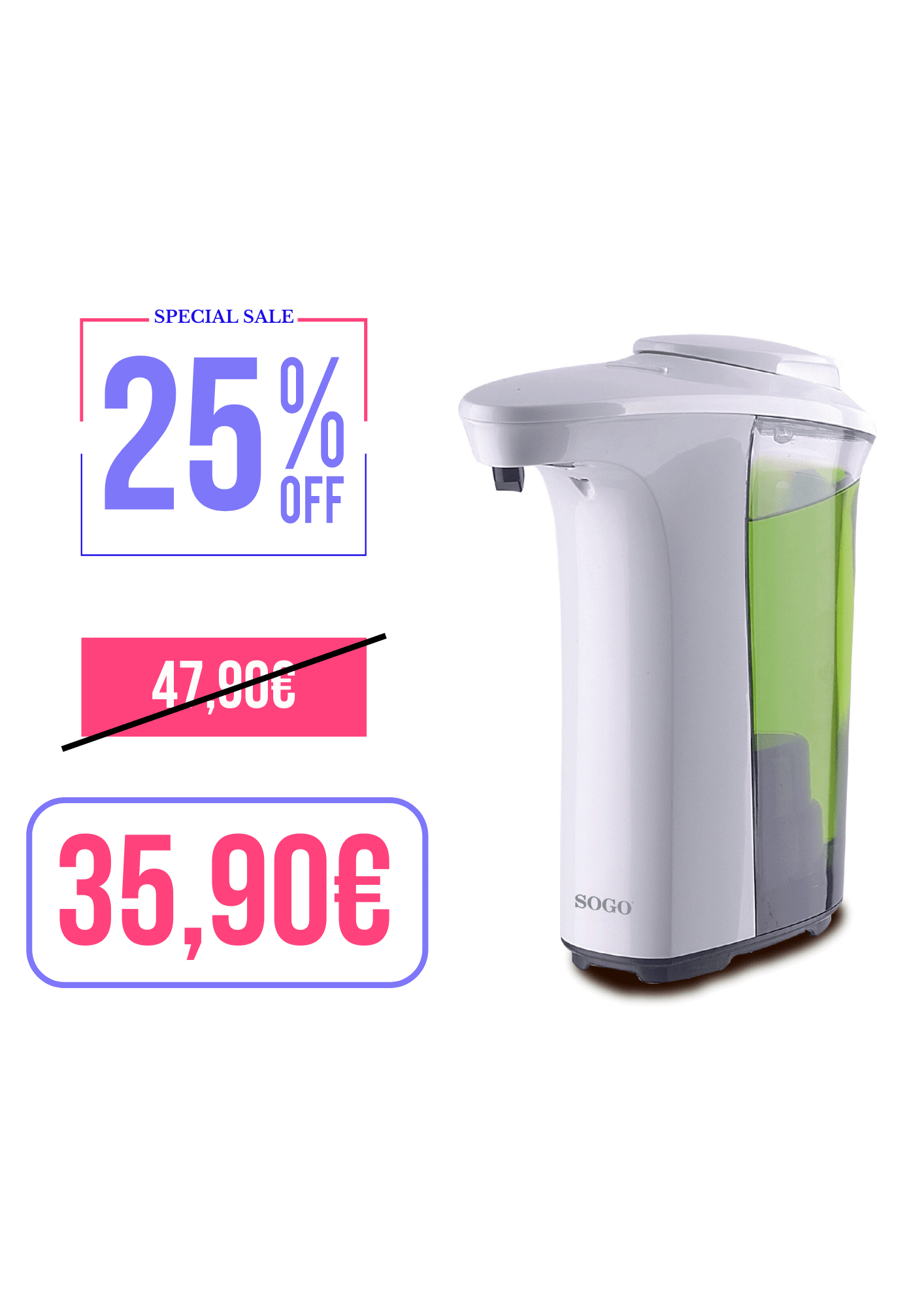 SOGO DISPENSER SAPONE-GEL 500ML
