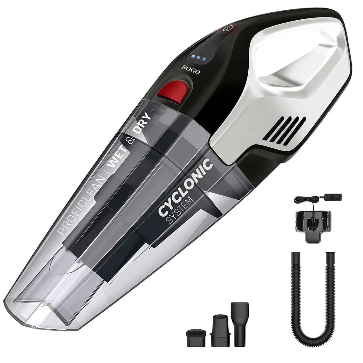 Aspirapolvere portatile senza fili SOGO wet & dry - immagine 4