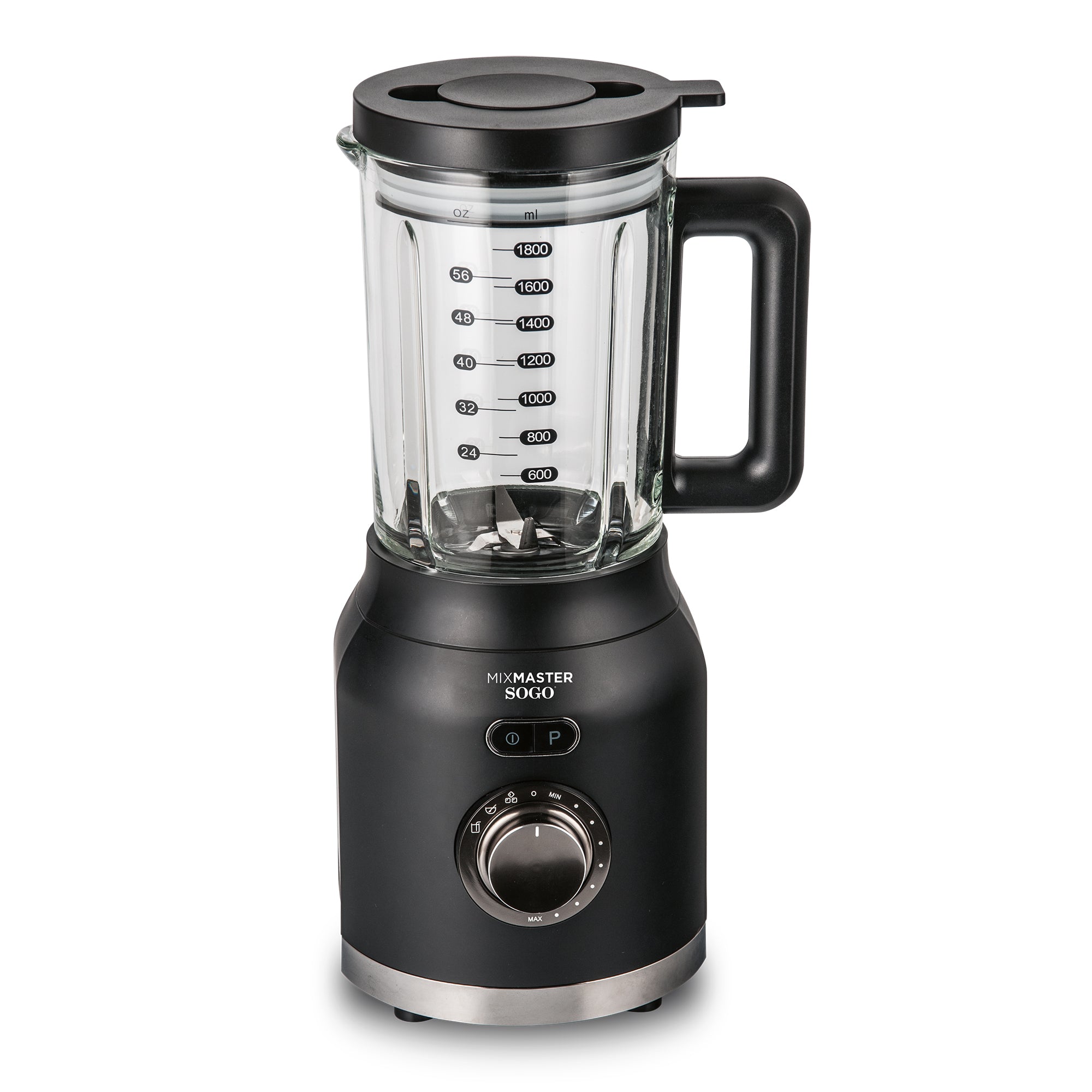 Frullatore con Caraffa in Vetro - Mixmaster SOGO - 1,8L-1200W - SAMULAND