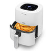 Friggitrice ad Aria Bianca Sogo 5,5L 1700W – Air Fryer XL Professionale con 8 Programmi, Display LED Touch e Ricettario Incluso