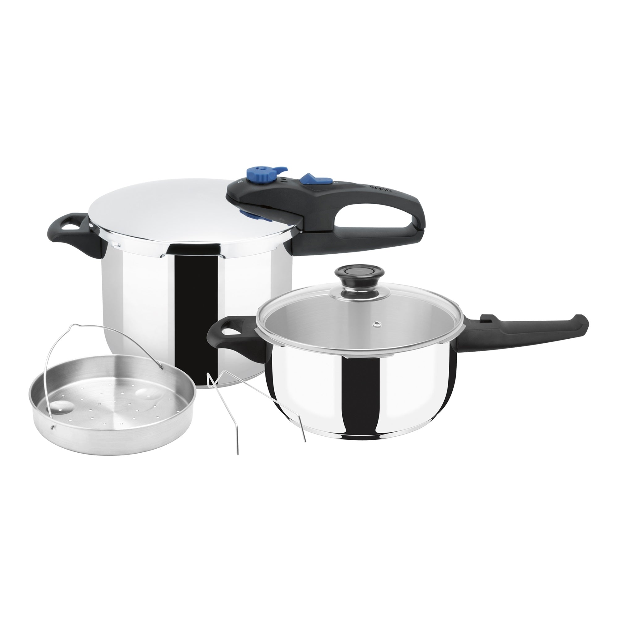 Set di 2 Pentole a Pressione 4-6L - SAMULAND