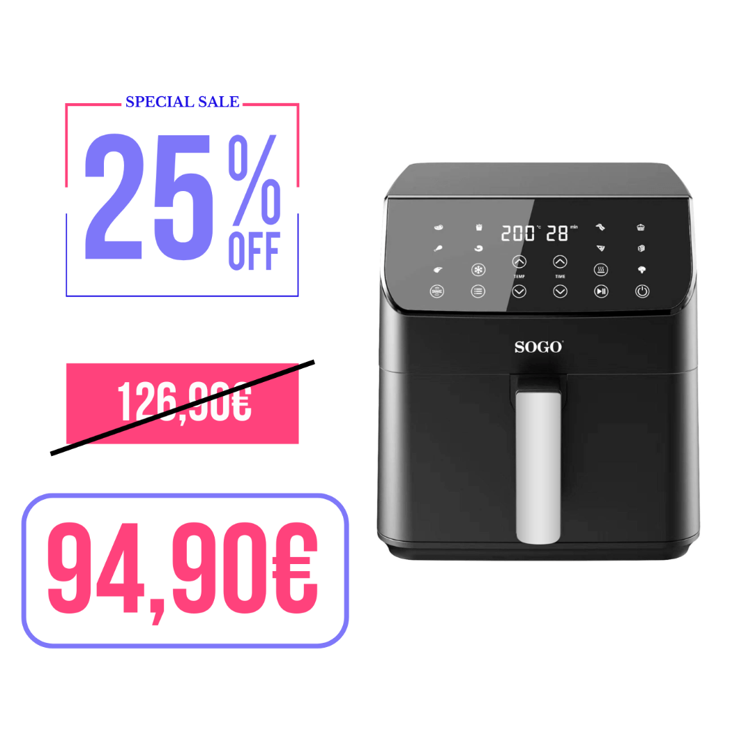 Friggitrice ad Aria DigiFryer Touch 6L
