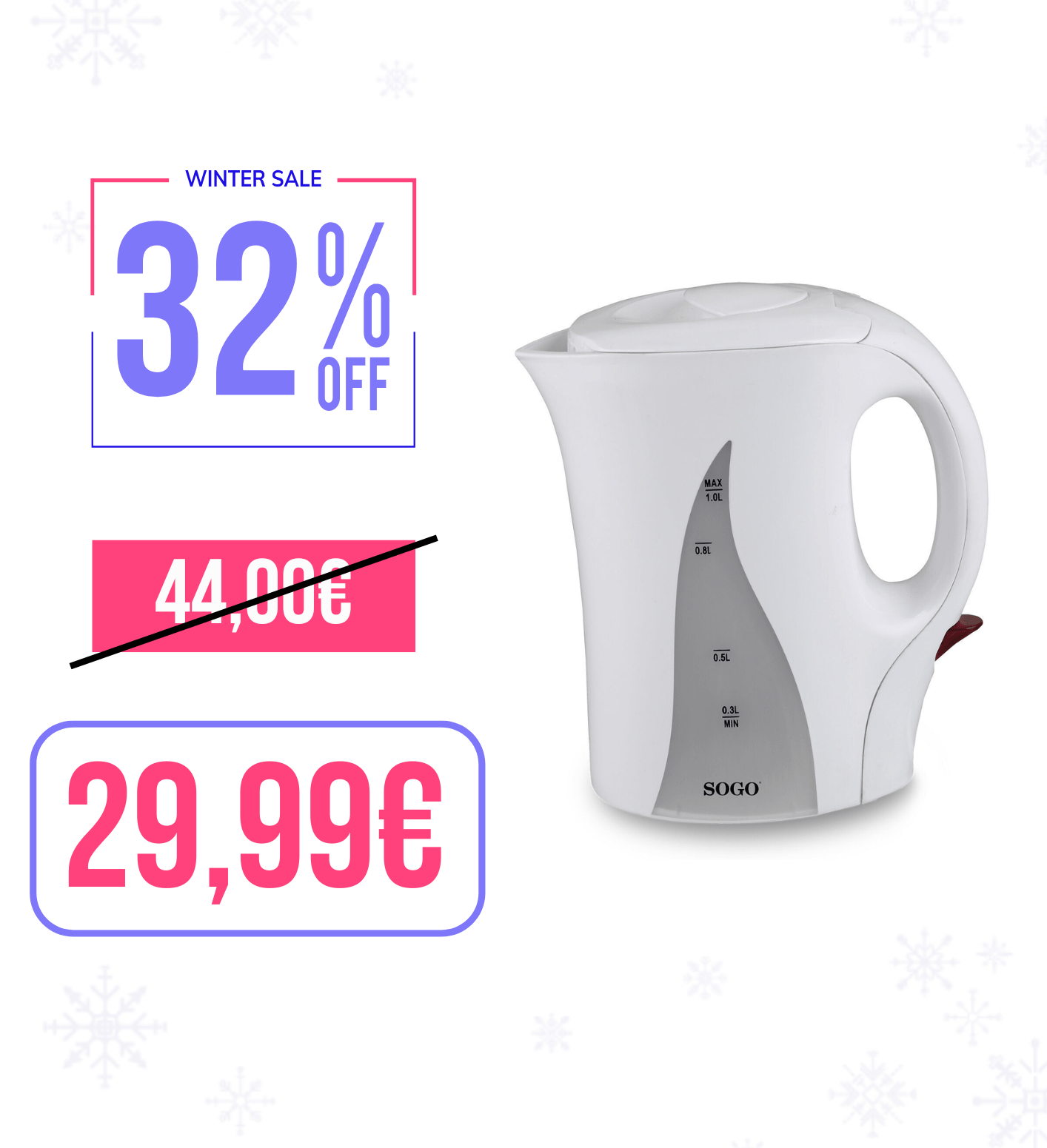 Bollitore di acqua Sogo