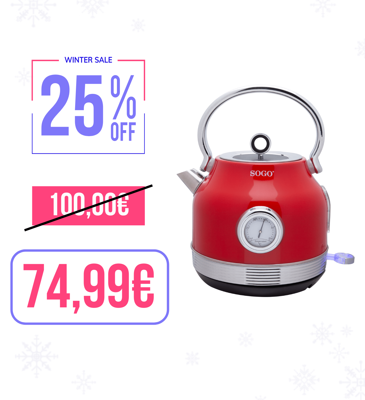Bollitore 1,8L in Stile Vintage