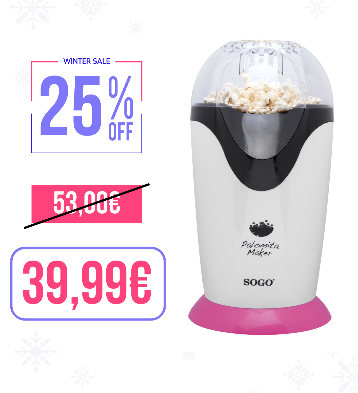 Macchina per PopCorn - 1200W