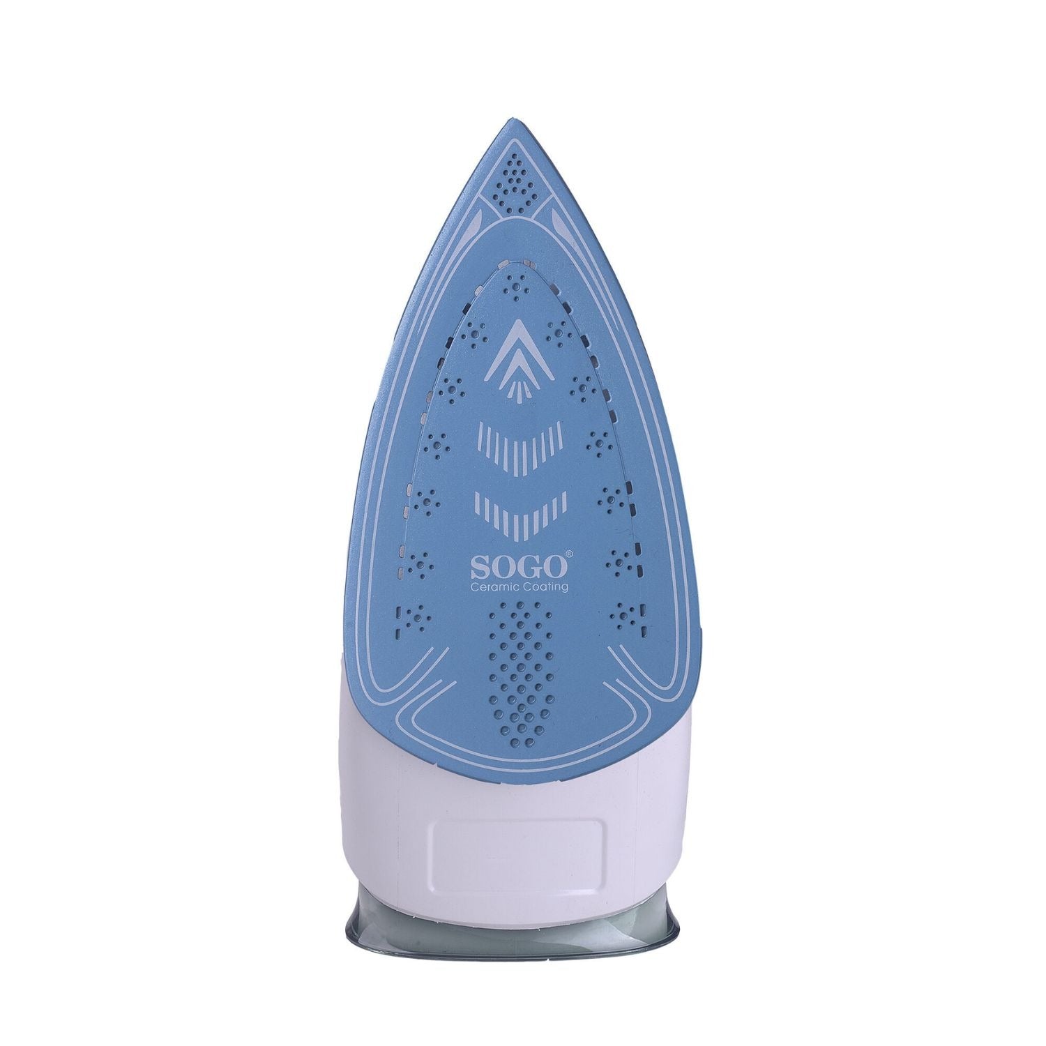 Ferro da stiro a vapore 2400W con piastra in ceramica spray colpo vapore e vapore verticale Sogo