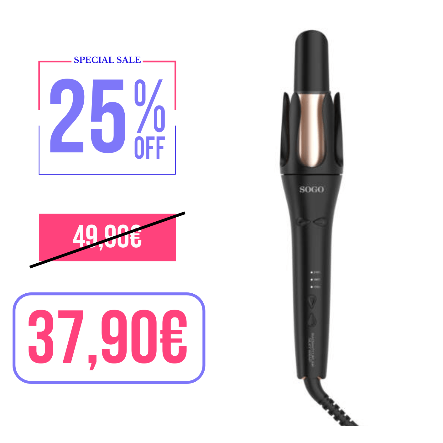 Arricciacapelli professionale SOGO