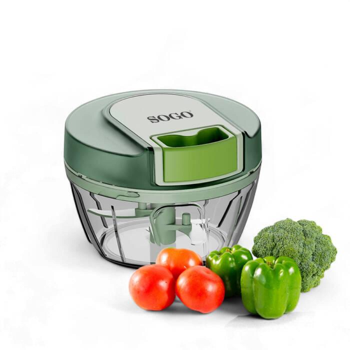 Tritatutto manuale SOGO con contenitore trasparente 400 ml