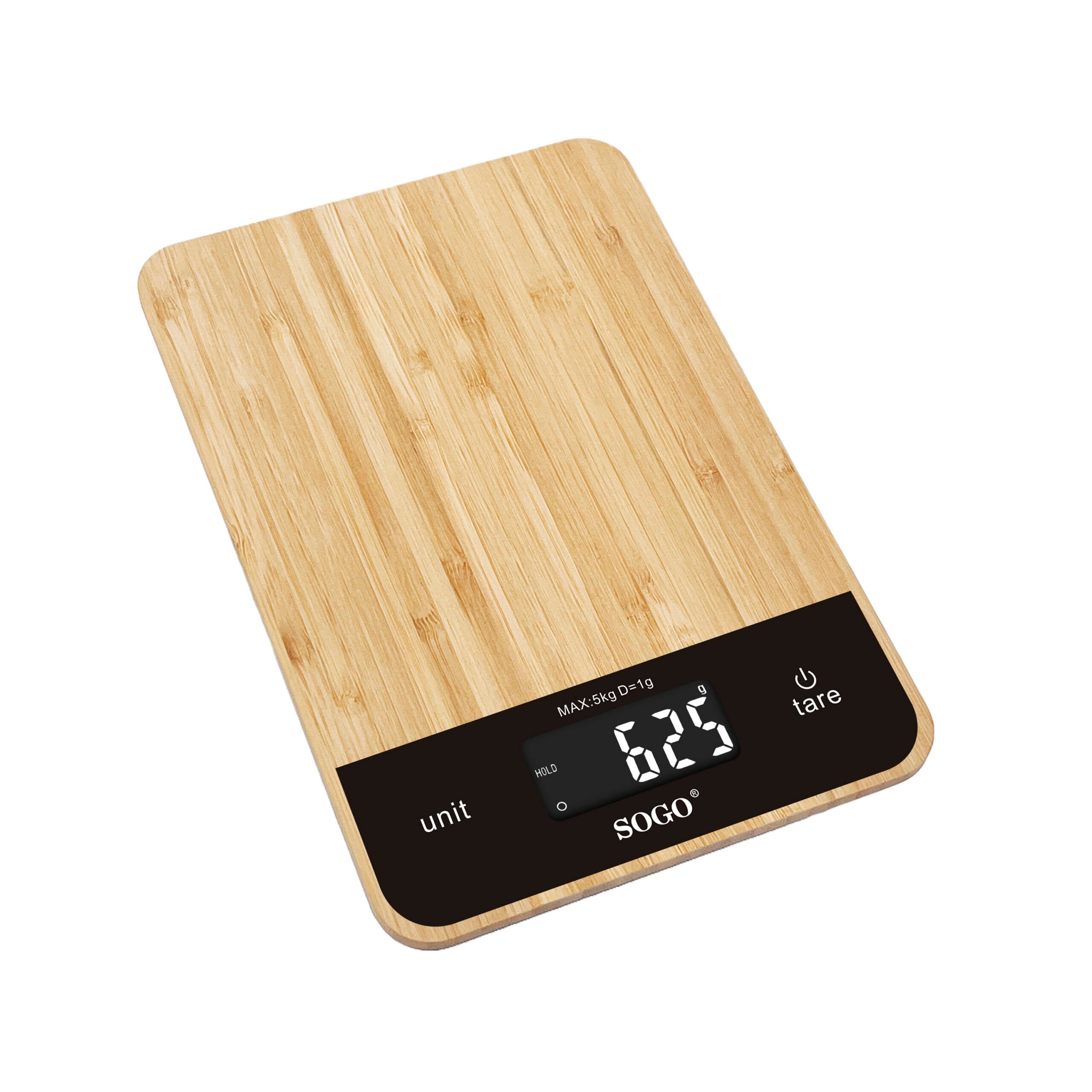 Bilancia Elettronica da Cucina in Bamboo - SAMULAND