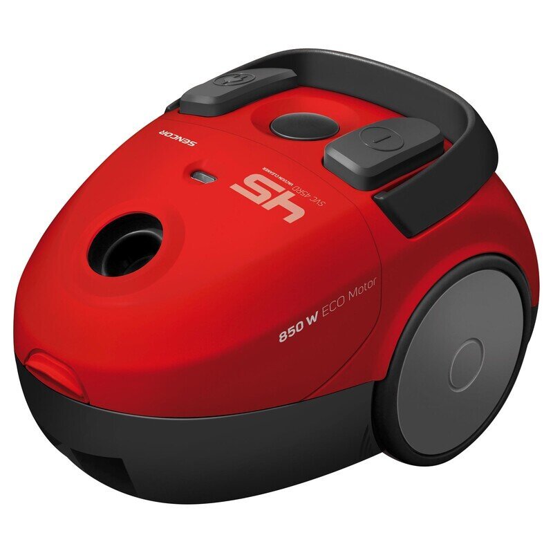 Aspirapolvere a sacco 850W 1,5 L con filtrazione a 5 livelli e ruote morbide Sencor