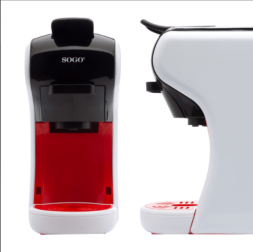 Macchina da caffè multicapsula 3 in 1 19 bar 0,6 L rossa Sogo